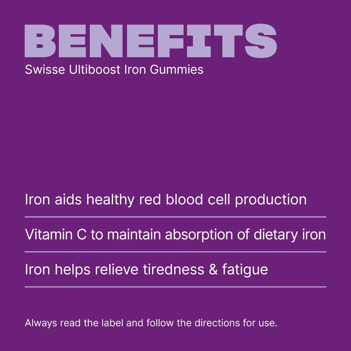 Swisse Ultiboost Iron Gummies