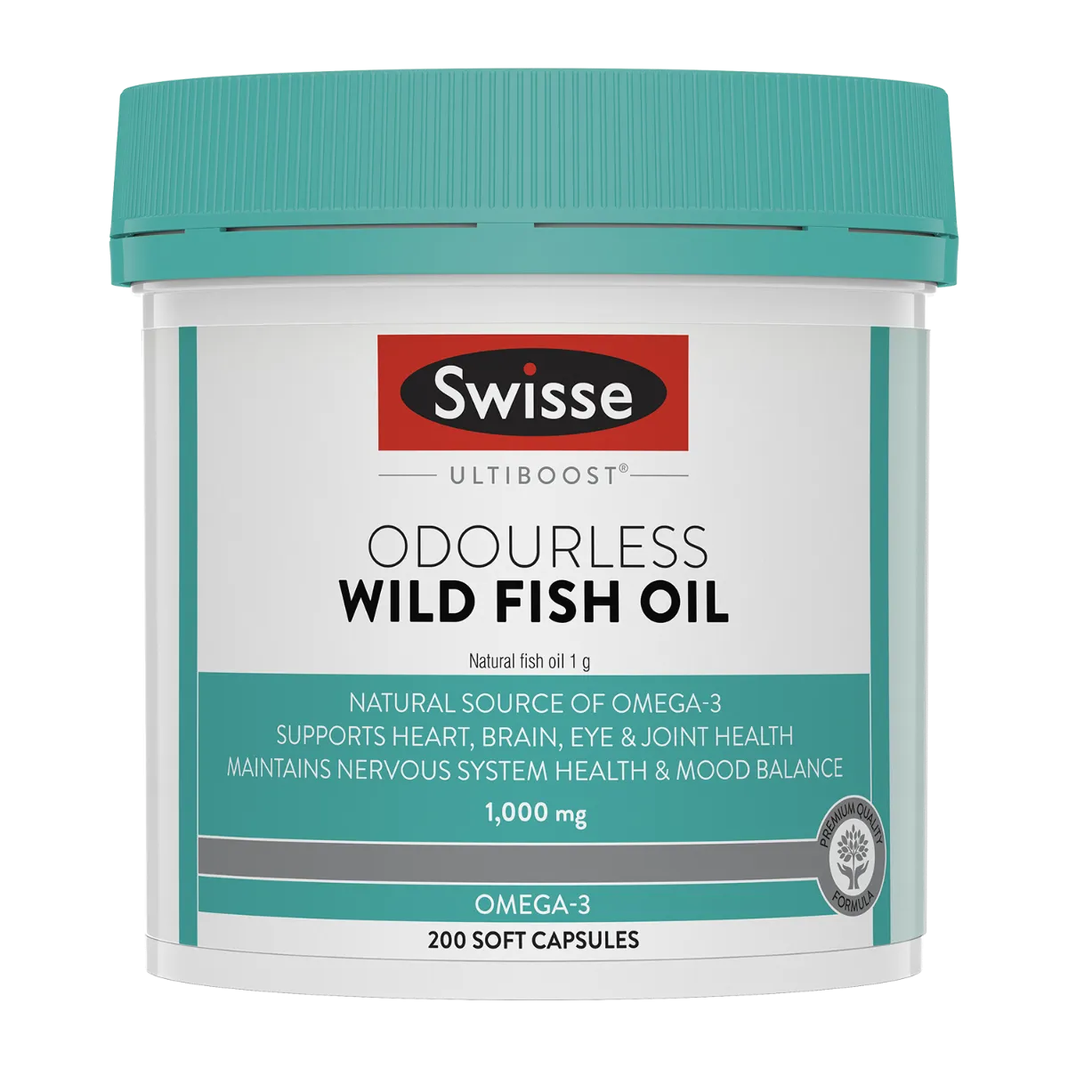 Swisse Ultiboost Odourless Wild Fish Oil 1000mg