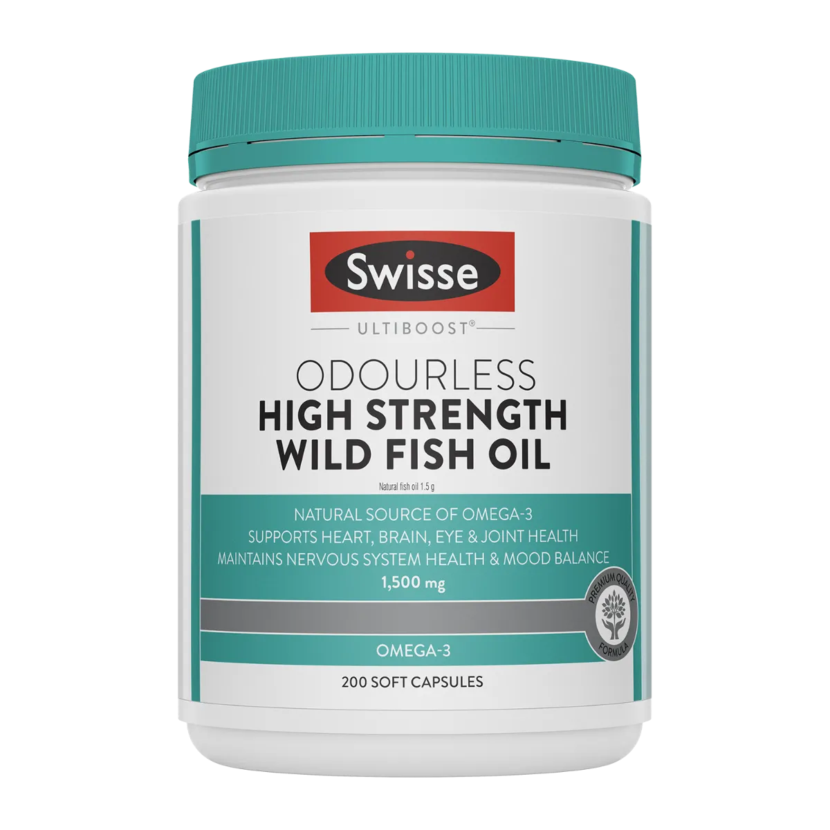 Swisse Ultiboost Odourless High Strength Wild Fish Oil
