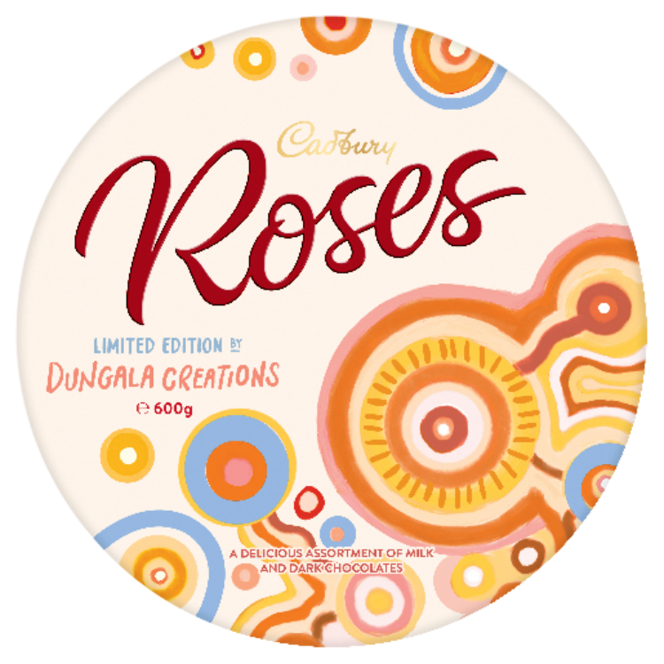 Cadbury Roses Limited Edition by Dungala Creations Tin 600g