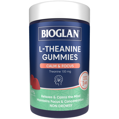 Bioglan L-Theanine Gummies Calm & Focus