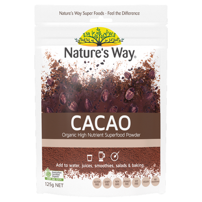 Nature's Way Superfoods Cacao Powder 125g