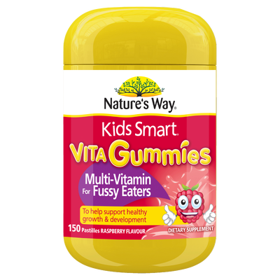 Nature's Way Kids Smart Vita Gummies Multi-Vitamin for Fussy Eaters 150's