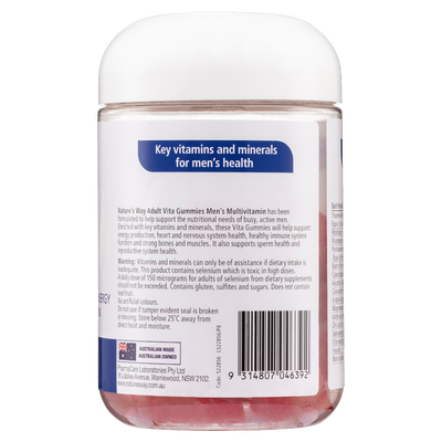 Nature's Way Adult Vita Gummies Mens Multi 100s