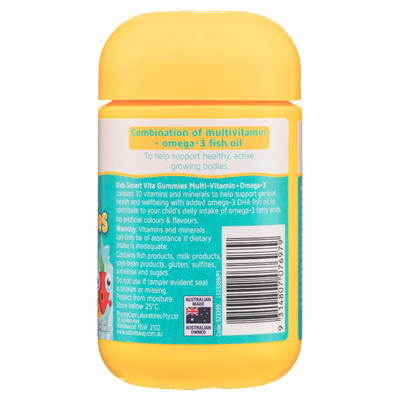 Nature's Way Kids Smart Vita Gummies Multi-Vitamin + Omega-3 50's
