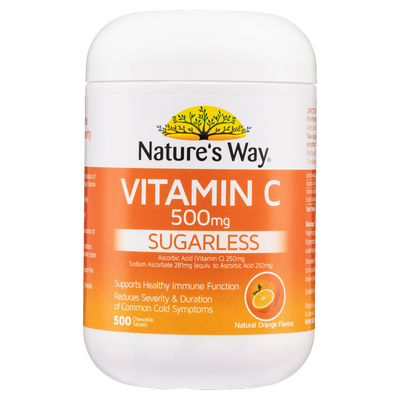 Nature's Way Sugarless Vitamin C 500mg 500s