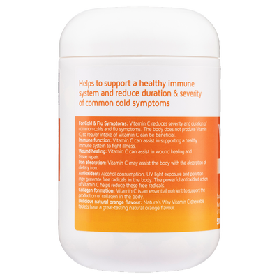 Nature's Way Sugarless Vitamin C 500mg 500s