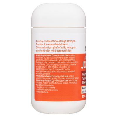 Nature's Way Activated Curcumin Turmeric Concentrate Joint Ease 50s