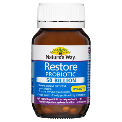 Nature's Way Restore Probiotic 50 Billion 30 Capsules