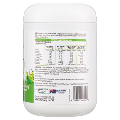 Nature's Way Instant Natural Protein + Supergreens 300g