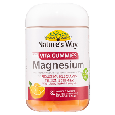 Nature's Way Adult Vita Gummies Magnesium 80's
