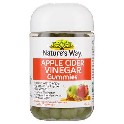 Nature's Way Apple Cider Vinegar Gummies 65 Pack