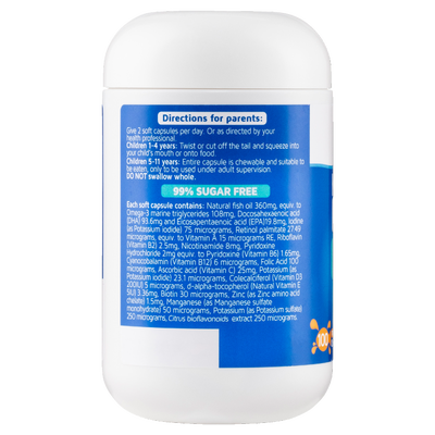 Nature's Way Kids Smart Bursts Multivitamin + Omega-3 100s