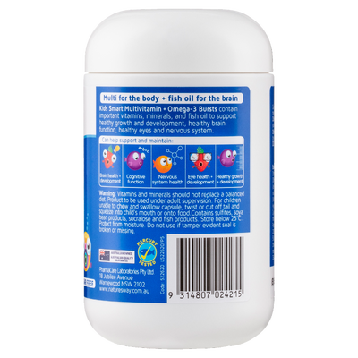 Nature's Way Kids Smart Bursts Multivitamin + Omega-3 100s