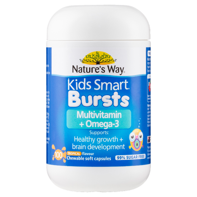 Nature's Way Kids Smart Bursts Multivitamin + Omega-3 100s