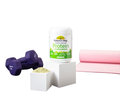 Nature's Way Instant Natural Protein + Supergreens 300g