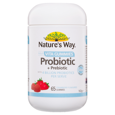 Nature's Way Adult Vita Gummies Probiotic + Prebiotic 65's