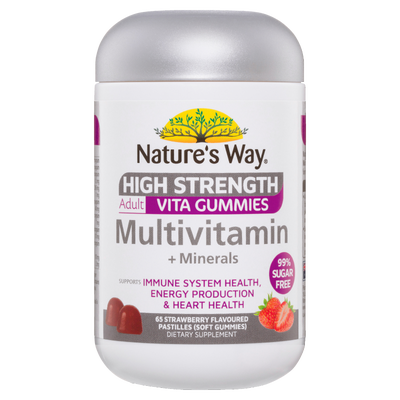 Nature's Way High Strength Adult Vita Gummies Multivitamin + Minerals 65's