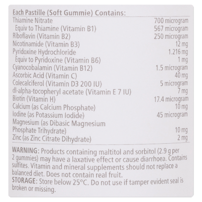 Nature's Way High Strength Adult Vita Gummies Multivitamin + Minerals 65's