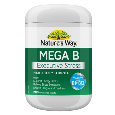 Nature's Way Mega B 200 Tablets