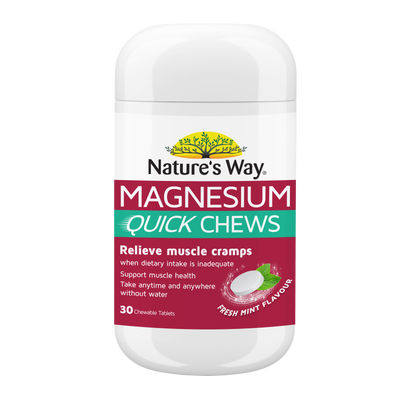 Nature's Way Magnesium Quick Chews 30s