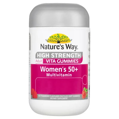 Nature's Way High Strength Adult Vita Gummies Women's 50+ Multivitamin 60s
