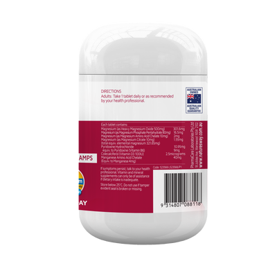 Nature's Way High Strength Magnesium 250 Tablets - One-A-Day