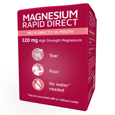 Nature's Way Magnesium Rapid Direct 2g x 20 Sachets - Direct in mouth