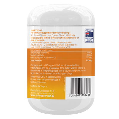 Nature's Way Vitamin C 500mg 320s