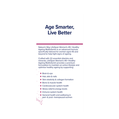 Nature's Way LifeSpan Women's 45+ Healthy Ageing Multivitamin 60s