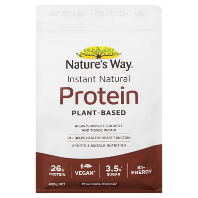 Nature's Way Instant Natural Protein Plant Based Chocolate 400g