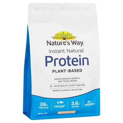 Nature's Way Instant Natural Protein Plant Based Vanilla 400g