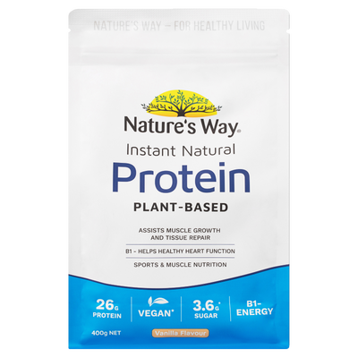 Nature's Way Instant Natural Protein Plant Based Vanilla 400g
