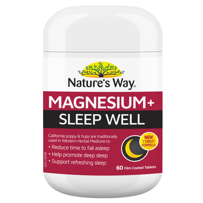 Nature's Way Magnesium + Sleep Well 60s