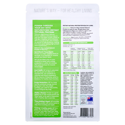 Nature's Way Instant Natural Protein Unflavoured 400g