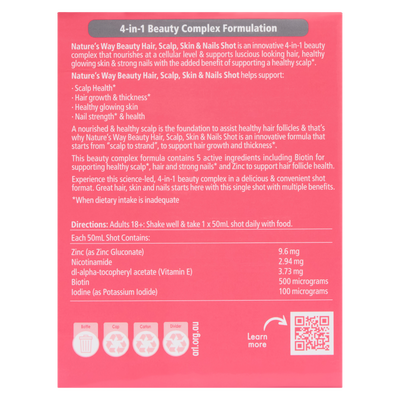 Nature's Way Beauty Hair, Scalp, Skin & Nails Shots