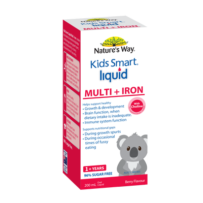 Nature's Way Kids Smart Multi + Iron Liquid 200ML