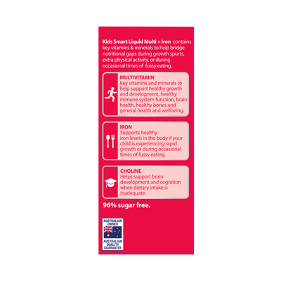Nature's Way Kids Smart Multi + Iron Liquid 200ML