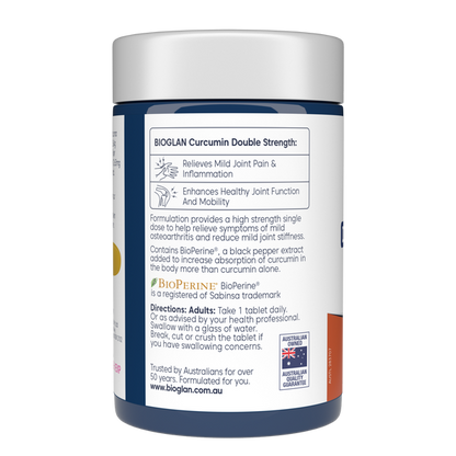 Bioglan Curcumin Double Strength 70s