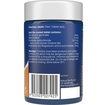 Bioglan Zinc Forte High Strength 40mg