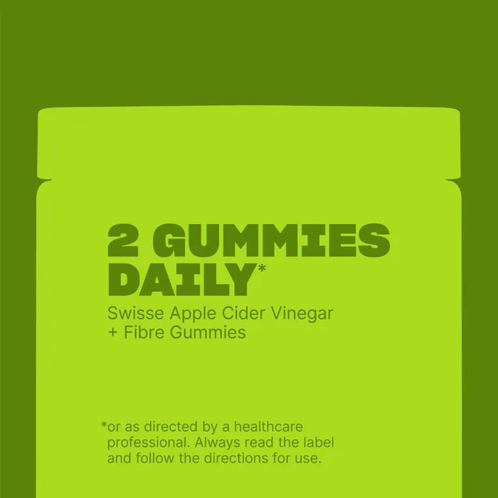 Swisse Apple Cider Vinegar + Fibre Gummies – Gut Health Support
