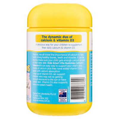 Kids Smart Vita Gummies Calcium + Vitamin D 120s
