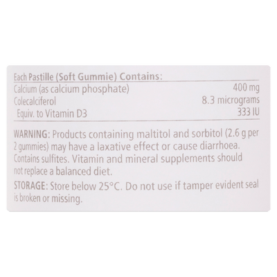 High Strength Adult Vita Gummies Calcium + Vitamin D 60's