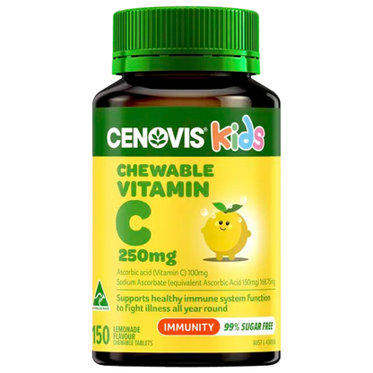 Cenovis Kids Chewable Vitamin C 250mg Lemonade