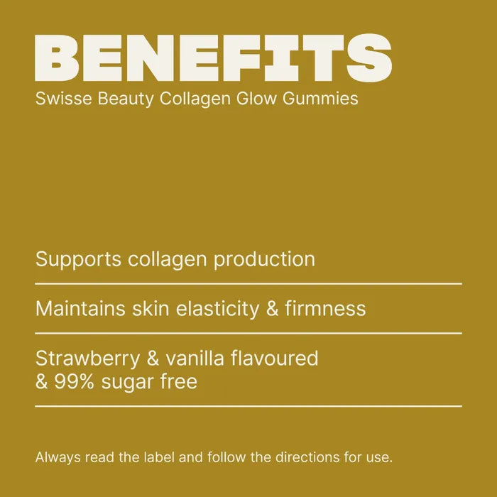 Swisse Beauty Collagen Glow Gummies with Collagen Peptides