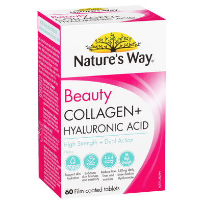 Beauty Collagen + Hyaluronic Acid 60 Tablets