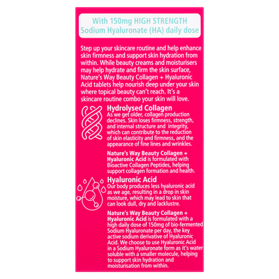 Beauty Collagen + Hyaluronic Acid 60 Tablets