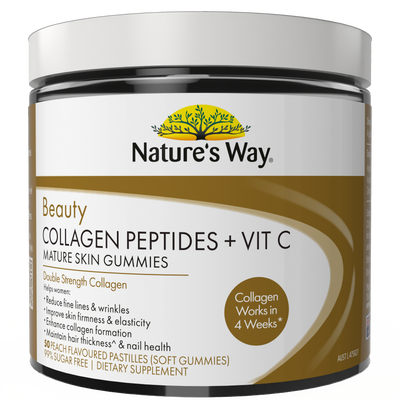 Beauty Collagen + Vit C Mature Skin Gummies 50 Pastilles