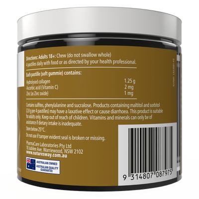 Beauty Collagen + Vit C Mature Skin Gummies 50 Pastilles
