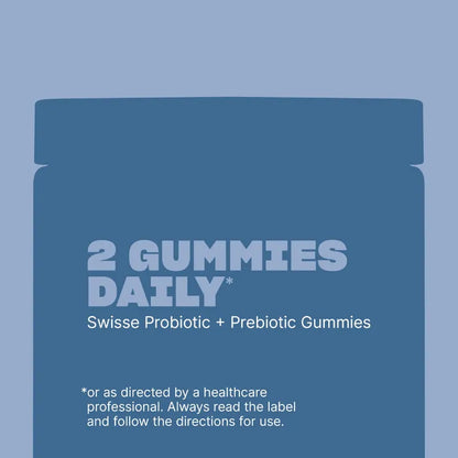 Swisse Probiotic + Prebiotic Gummies – 3 Billion CFU Probiotics